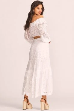 LoveShackFancy Sisto Midi Skirt New Arrivals