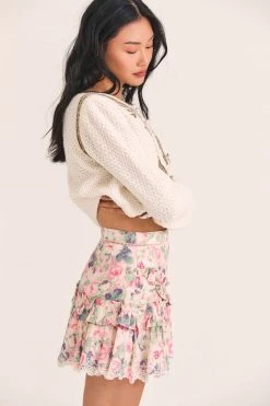 LoveShackFancy Pernille Mini Skirt 6 LoveShackFancy Pernille Mini Skirt