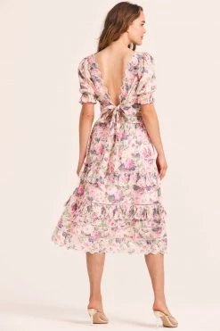 LoveShackFancy Skirts Naila Midi Skirt