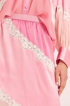 LoveShackFancy Skirts Marten Maxi Skirt