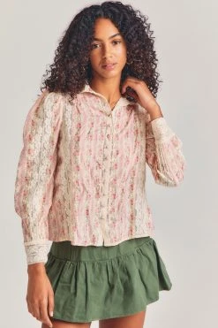 LoveShackFancy Jacque Silk Top Sale 16 LoveShackFancy Jacque Silk Top Sale