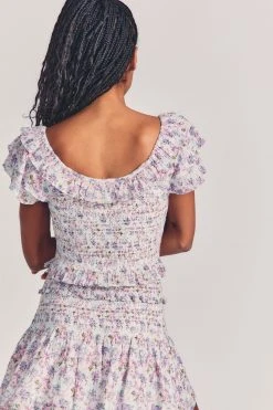 LoveShackFancy Saba Crop Top 7 LoveShackFancy Saba Crop Top