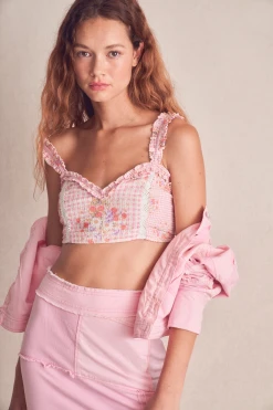 LoveShackFancy Tops Mireya Bralette