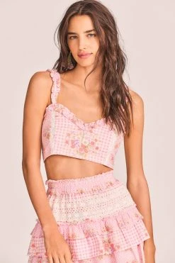 LoveShackFancy Tops Mireya Bralette