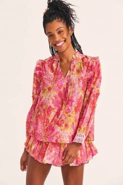 LoveShackFancy New Arrivals Ronalda Blouse