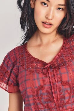 LoveShackFancy Madeline Midi Dress