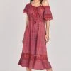 LoveShackFancy Madeline Midi Dress