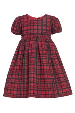LoveShackFancy Girls Plaid Holly Dress 9 LoveShackFancy Girls Plaid Holly Dress