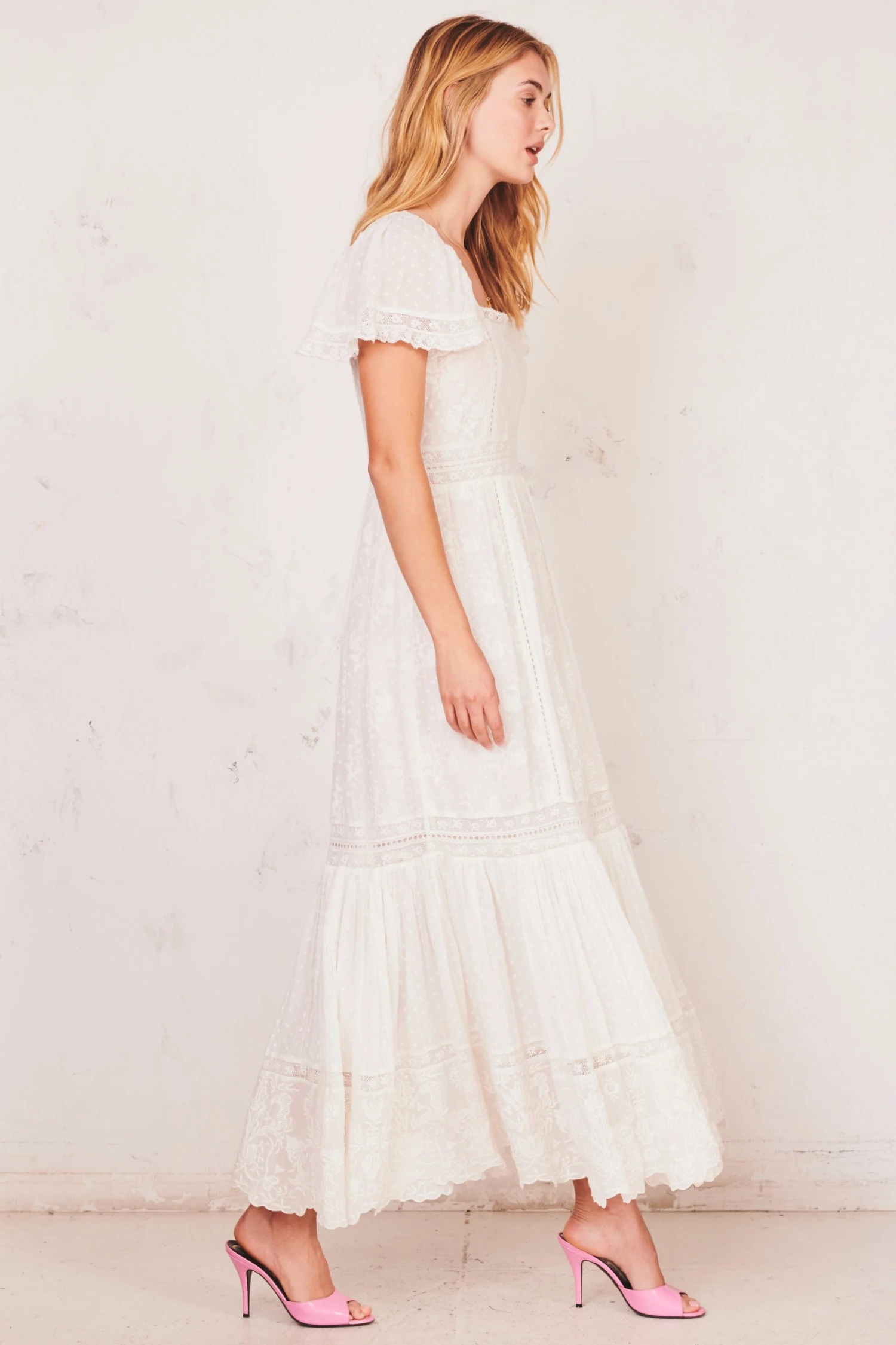 LoveShackFancy Norma Midi Dress 6 LoveShackFancy Norma Midi Dress