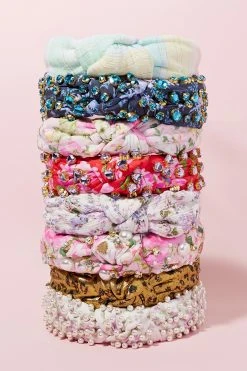 LoveShackFancy X Lele Sadoughi Mixed Pearl Knotted Headband Sale