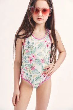 LoveShackFancy X Hurley Girls One Piece Swimsuit
