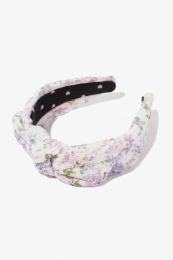 LoveShackFancy X Lele Sadoughi Printed Veronica Bow Headband