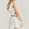 LoveShackFancy Skirts Ruffle Mini Skirt