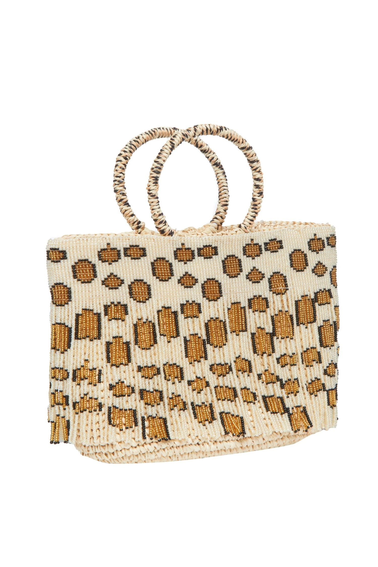 LoveShackFancy New Arrivals Leopard Beaded Handbag 1 LoveShackFancy New Arrivals Leopard Beaded Handbag