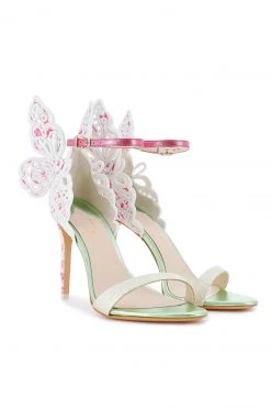 New Arrivals LoveShackFancy X Sophia Webster Chiara Sandal Broderie